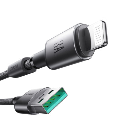 JOYROOM USB-A - iPhone Lightning cable with organizer, magnetic holder, 1.2 m - gray – image 3