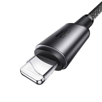 JOYROOM USB-A - iPhone Lightning cable with organizer, magnetic holder, 1.2 m - gray – image 5