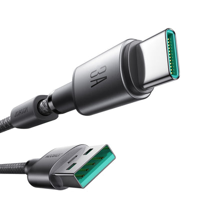 JOYROOM USB-A - USB-C cable with organizer and magnetic holder, 1.2 m - gray – image 2