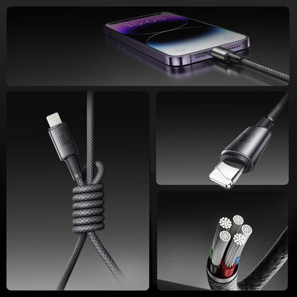 JOYROOM USB-C - iPhone Lightning cable with organizer and magnetic holder, 1.2 m - gray – image 11