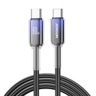 JOYROOM Crystal-Clear Series 60W USB-C - USB-C cable 1.2m - black