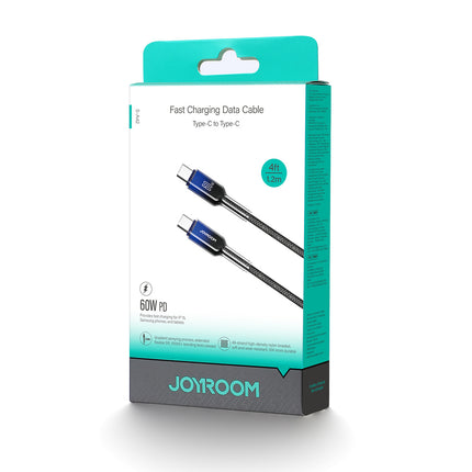 JOYROOM Crystal-Clear Series 60W USB-C - USB-C cable 1.2m - black – image 8