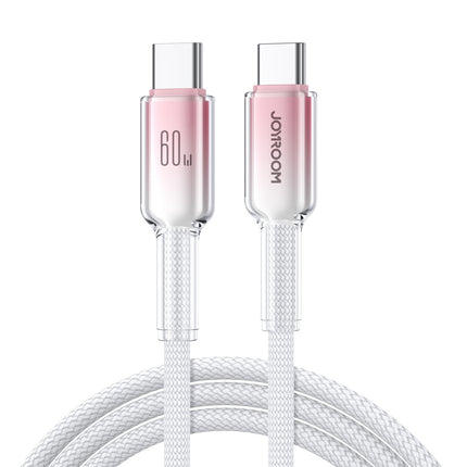 JOYROOM Crystal-Clear Series 60W USB-C - USB-C cable 1.2m - white