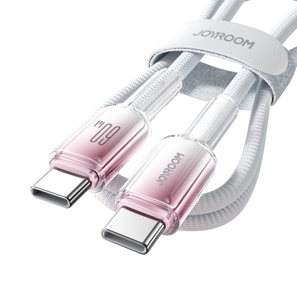 JOYROOM Crystal-Clear Series 60W USB-C - USB-C cable 1.2m - white – image 5