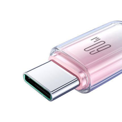 JOYROOM Crystal-Clear Series 60W USB-C - USB-C cable 1.2m - white – image 6