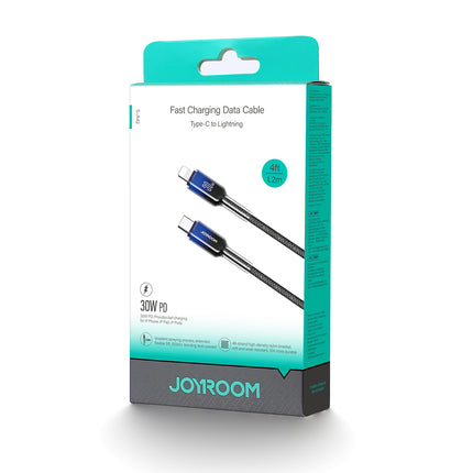 JOYROOM Crystal-Clear Series 30W USB-C - iPhone Lightning cable 1.2m - black – image 8