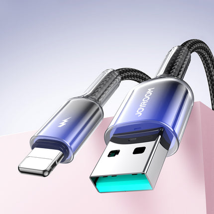JOYROOM Crystal-Clear Series 3A USB-A - iPhone Lightning cable 1.2m - black – image 9