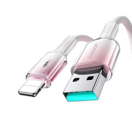 JOYROOM Crystal-Clear Series 3A USB-A - iPhone Lightning cable 1.2m - white – image 2