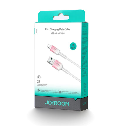 JOYROOM Crystal-Clear Series 3A USB-A - iPhone Lightning cable 1.2m - white – image 8