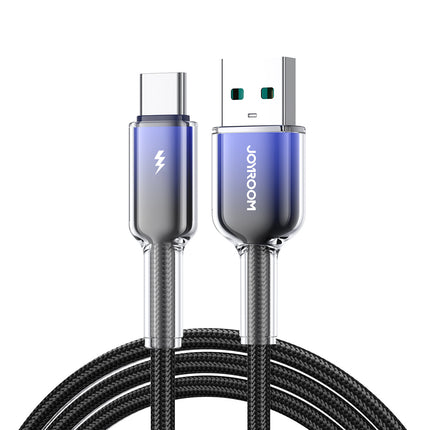 JOYROOM Crystal-Clear Series 60W USB-C - USB-C cable 1.2m - black – image 12