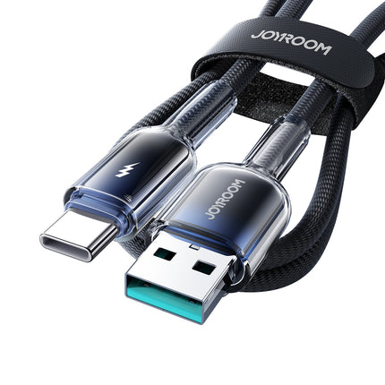 JOYROOM Crystal-Clear Series 60W USB-C - USB-C cable 1.2m - black – image 16