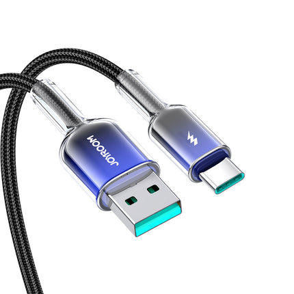 JOYROOM Crystal-Clear Series 60W USB-C - USB-C cable 1.2m - black – image 18