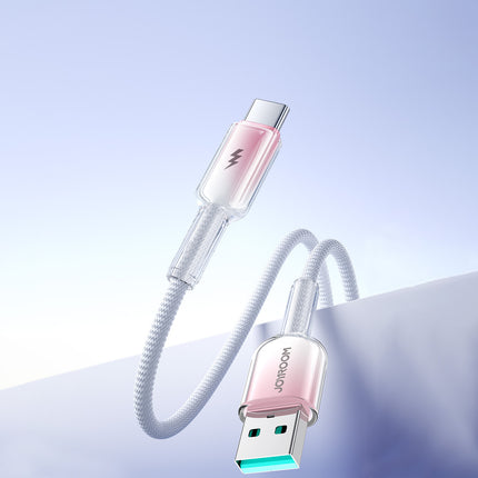 JOYROOM Crystal-Clear Series 3A USB-A - USB-C cable 1.2m - white – image 10