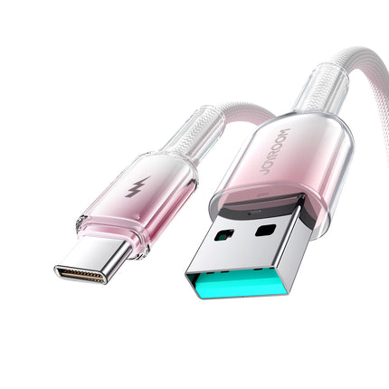 JOYROOM Crystal-Clear Series 3A USB-A - USB-C cable 1.2m - white – image 2