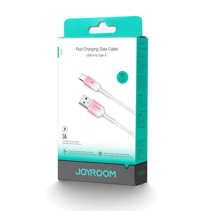 JOYROOM Crystal-Clear Series 3A USB-A - USB-C cable 1.2m - white – image 8