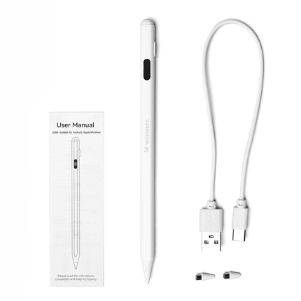 WOZINSKY Active stylus Stylus universal for Android and iOS USB-C - white – image 2