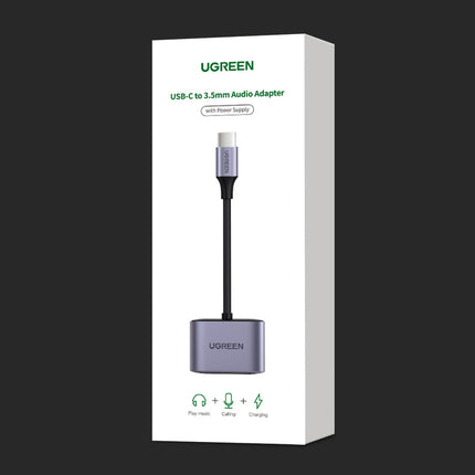 UGREEN USB-C - USB-C + 3.5mm mini jack audio adapter - gray – image 5