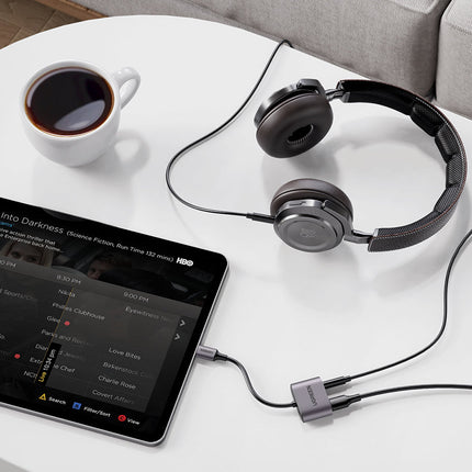 UGREEN USB-C - USB-C + 3.5mm mini jack audio adapter - gray – image 7
