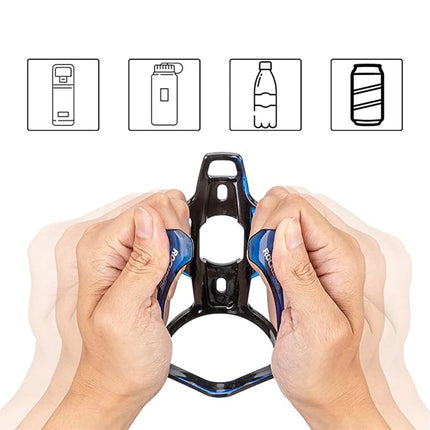 ROCKBROS Bicycle bottle holder - black and blue – image 3