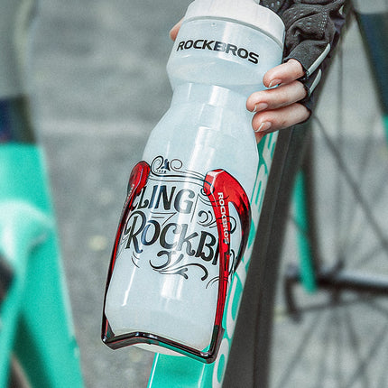 ROCKBROS Bicycle bottle holder - black and red – image 5