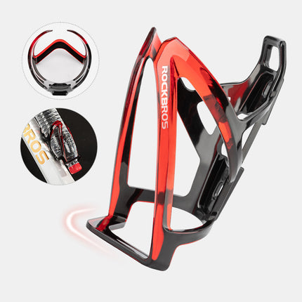 ROCKBROS Bicycle bottle holder - black and red – image 6
