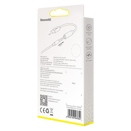 BASEUS USB-C headphone adapter - mini jack 3.5mm DAC 24 bit 48KHz - gray – image 7