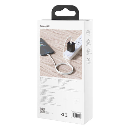 BASEUS iPhone USB-C cable - Lightning Series Metal Data 20W PD 2m - white – image 11