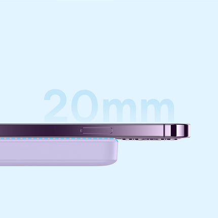 BASEUS Magnetic induction powerbank 10000mAh 20W + USB-C cable - purple – image 9