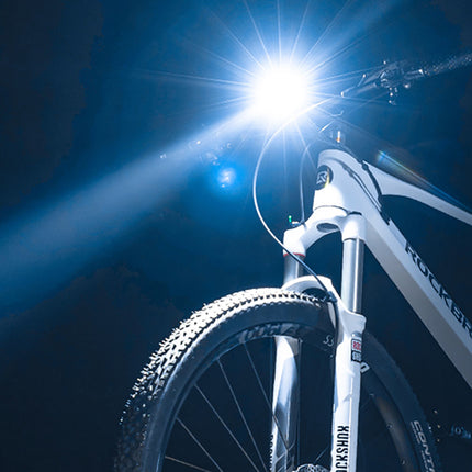ROCKBROS Front bicycle light with flashlight function, white 600lm IPX6 USB-C - black – image 4