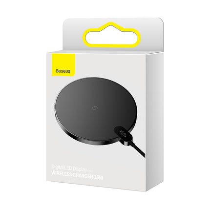 BASEUS Digital LED Display Gen 2 15W USB-C inductive charger - black – image 7