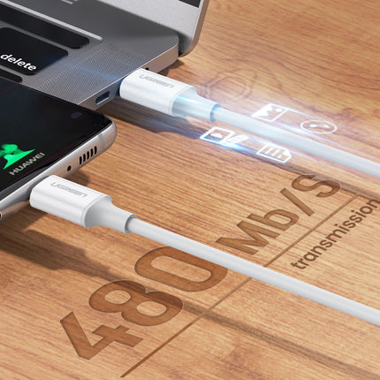 UGREEN USB-C - USB-C PD QC AFC cable 2m - white – image 5