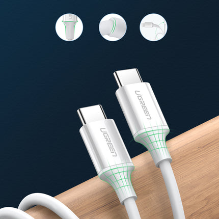 UGREEN USB-C - USB-C PD QC AFC cable 2m - white – image 8