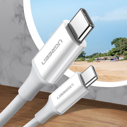UGREEN USB-C - USB-C PD QC AFC cable 2m - white – image 12