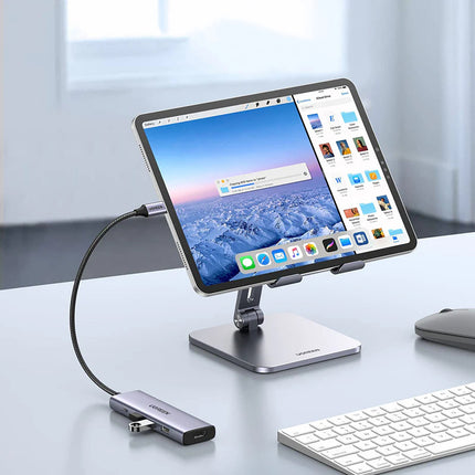 UGREEN 5in1 HUB adapter USB-C - USB-C PD / HDMI / 3x USB-A 3.0 - gray – image 2