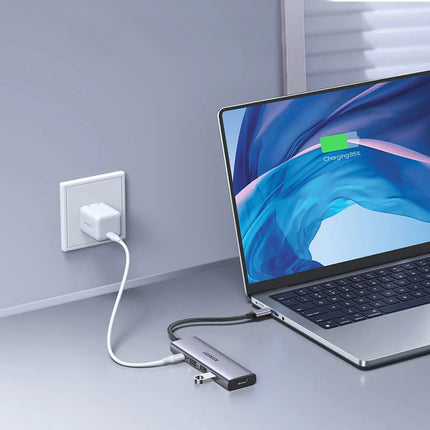 UGREEN 5in1 HUB adapter USB-C - USB-C PD / HDMI / 3x USB-A 3.0 - gray – image 8