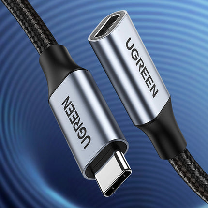 UGREEN USB-C PD QC extension cable 100W 5A 10Gbps 0.5m - gray – image 8