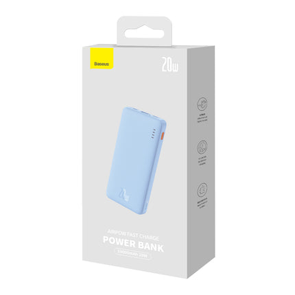 BASEUS Powerbank 10000mAh Airpow Fast Charge 20W - blue – image 7