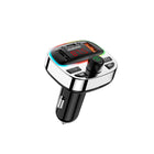 DUDAO R2PRO+ car transmitter with PD 25W Bluetooth 5.3 RGB charging ports - black and silver