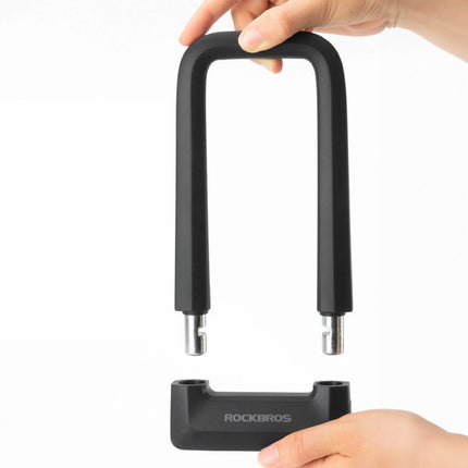 ROCKBROS Bicycle lock, anti-theft lock - black – image 2