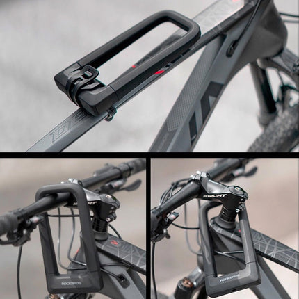 ROCKBROS Bicycle lock, anti-theft lock - black – image 8
