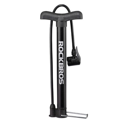 ROCKBROS Floor Bicycle Pump 120psi / 8bar Mattress Ball Tips - Black