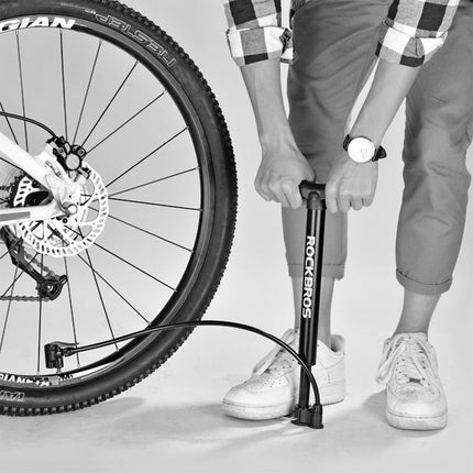 ROCKBROS Floor Bicycle Pump 120psi / 8bar Mattress Ball Tips - Black – image 4