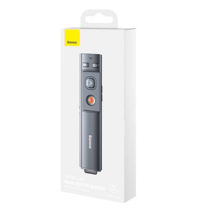 BASEUS Laser pointer with remote control for presentations up to 100m WiFi 2.4GHz USB-A/C - gray – image 6
