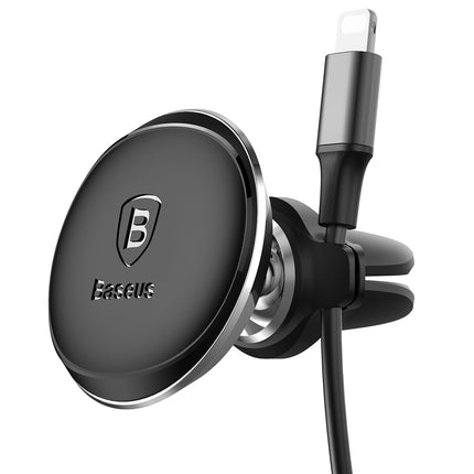 WOZINSKY Magnetic phone holder for car air vent, black – image 29