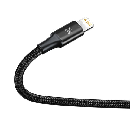 BASEUS 3in1 Cable USB-C - USB-C / iPhone Lightning / microUSB 20W PD 1.5m - black – image 4