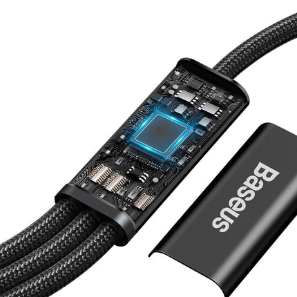 BASEUS 3in1 Cable USB-C - USB-C / iPhone Lightning / microUSB 20W PD 1.5m - black – image 5