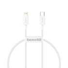 BASEUS Superior Series USB-C / Lightning PD 20W 2m cable - white
