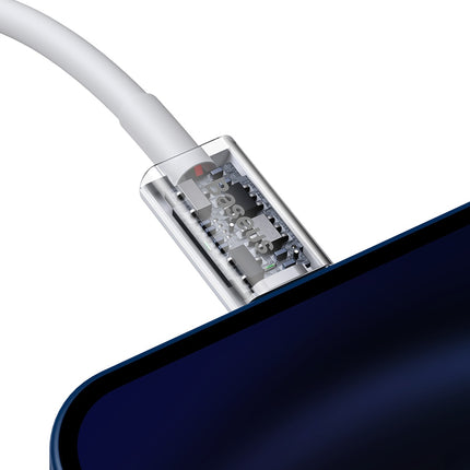 BASEUS Superior Series USB-C / Lightning PD 20W 2m cable - white – image 6
