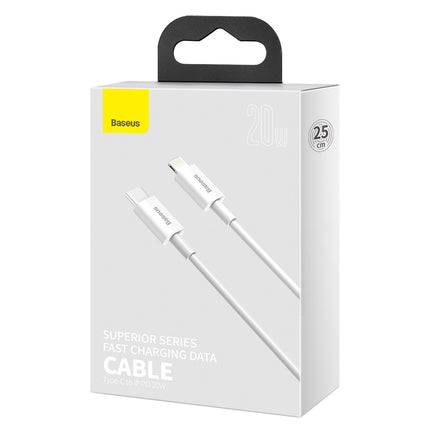 BASEUS Superior Series USB-C / Lightning PD 20W 2m cable - white – image 7
