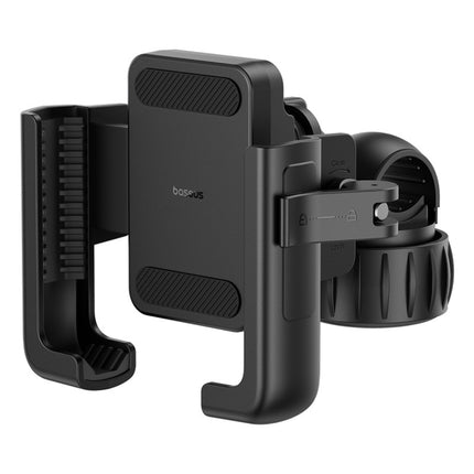 BASEUS GoTrip phone holder for a bicycle, scooter, scooter, mounted on the handlebar - black